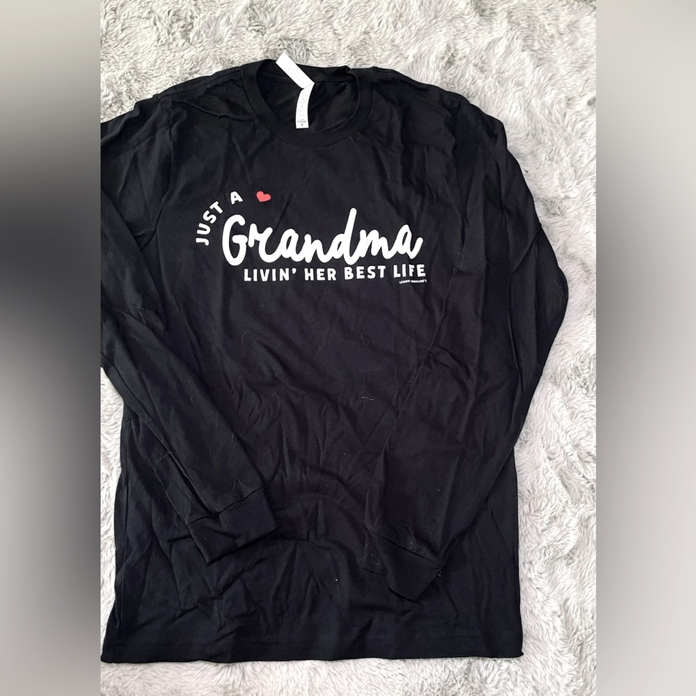 Just a grandma livin her best life Long Sleeve Tee